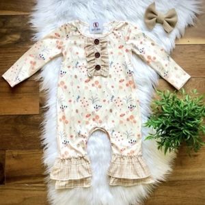 Autumn Mushroom Romper